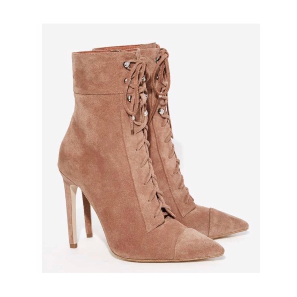 Jeffrey Campbell Elphaba Suede Booties BRAND NEW